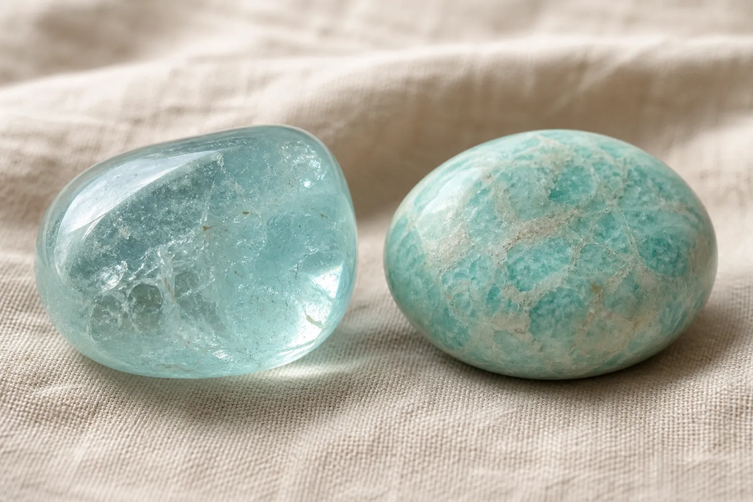 Aquamarine vs Amazonite for Chakra Meaning and Everyday Use