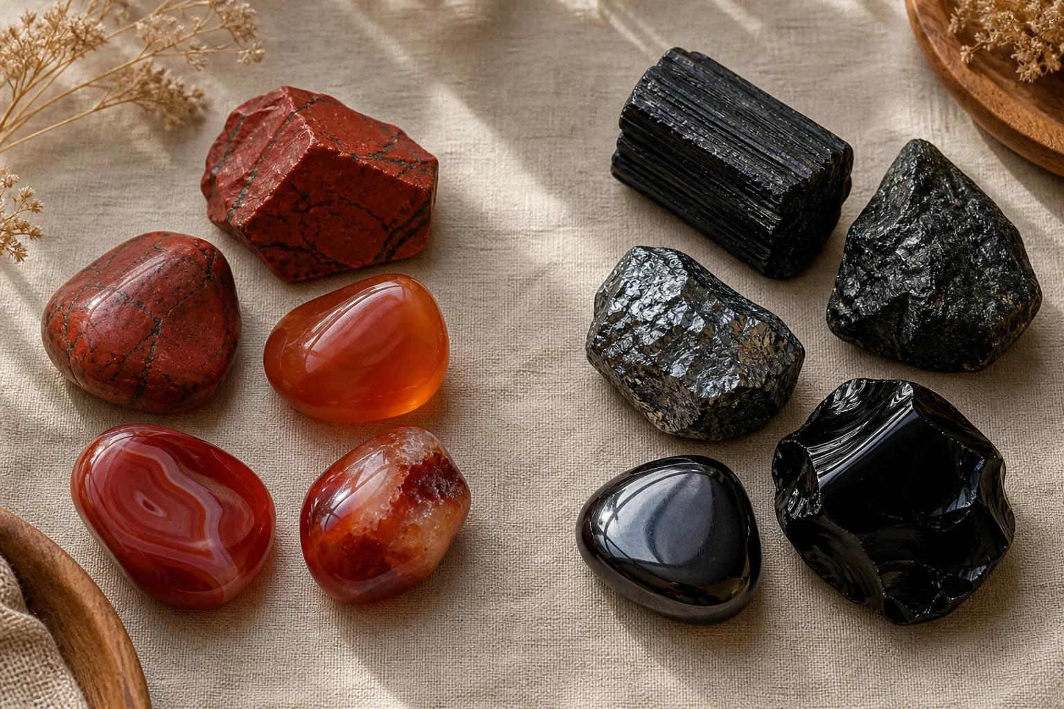 Why Are Black Stones Used for the Root Chakra If the Color Is Red
