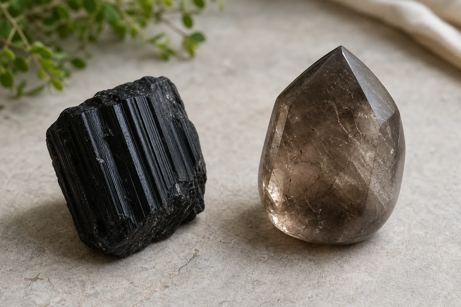 Black Tourmaline vs Smoky Quartz for Grounding Meanings
