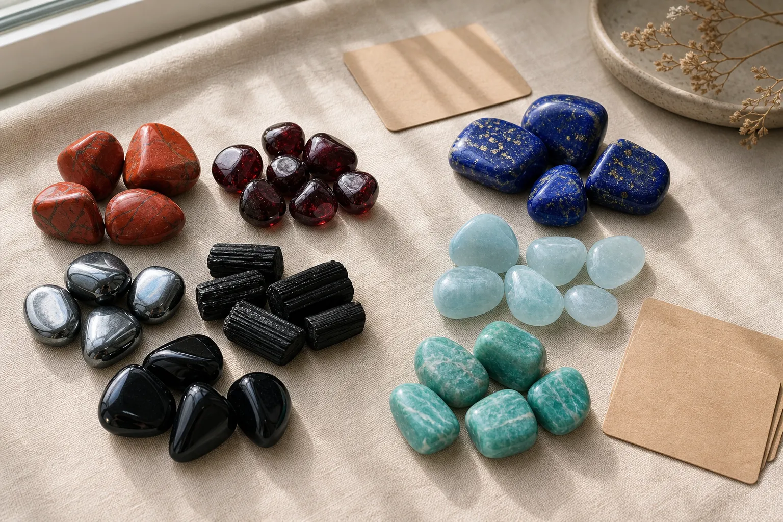 Why Blue and Green Crystals Appear in Root Chakra Practices