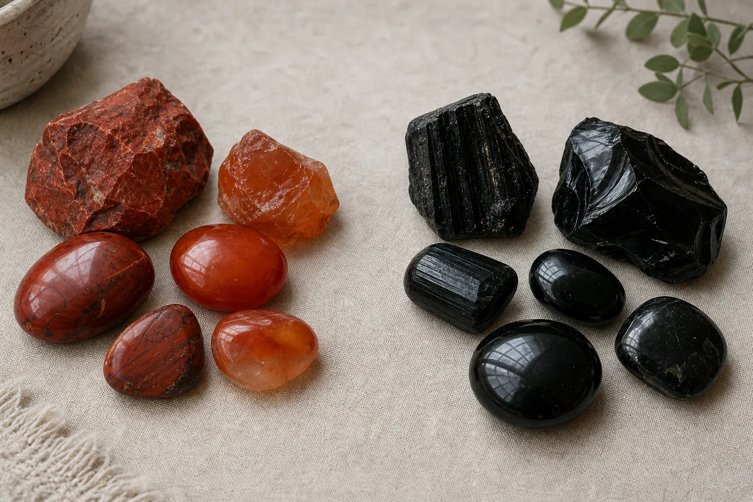Do Red and Black Root Chakra Stones Mean the Same Thing