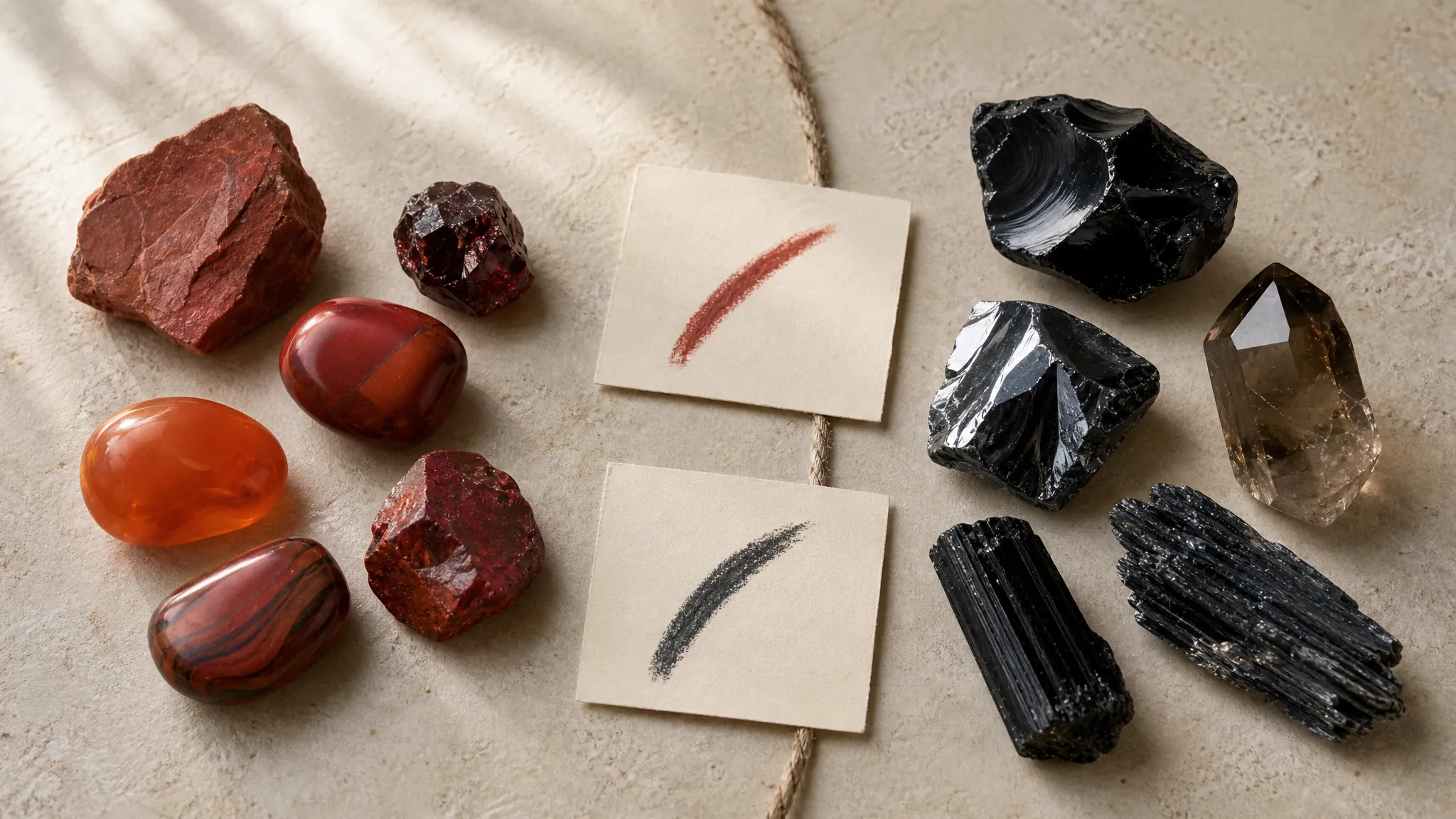 Common Misconceptions About Red and Black Grounding Crystal Colors