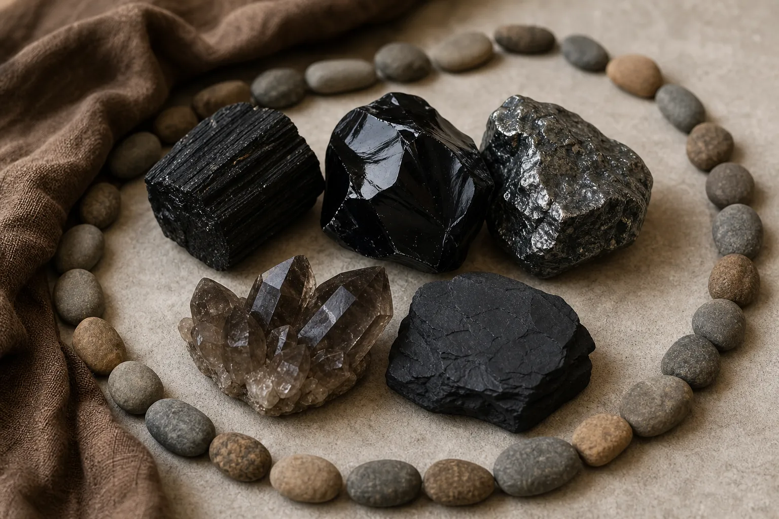 Grounding Crystals vs Protection Crystals in Common Meanings