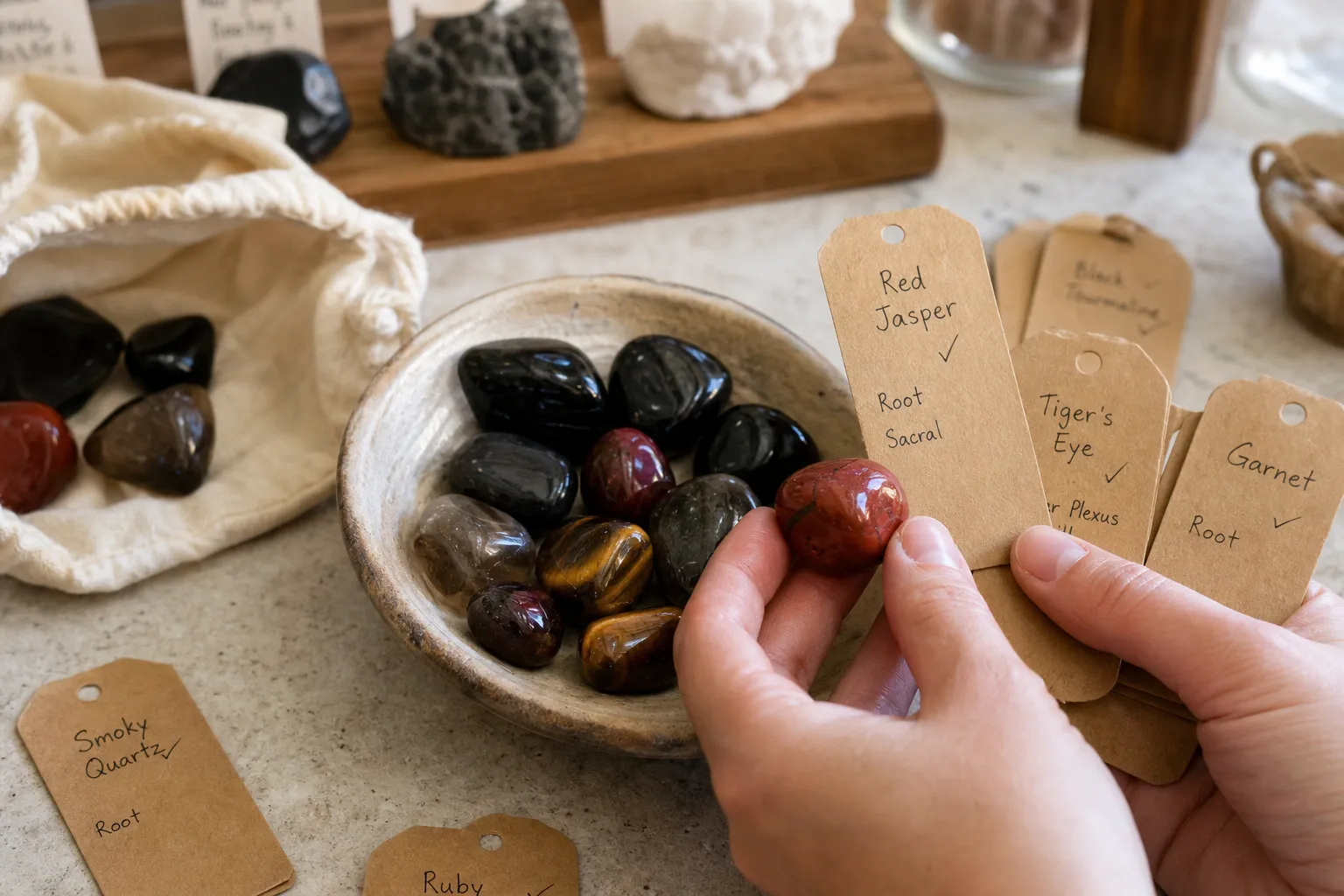 How to Read Root Chakra Crystal Set Labels Before Choosing One