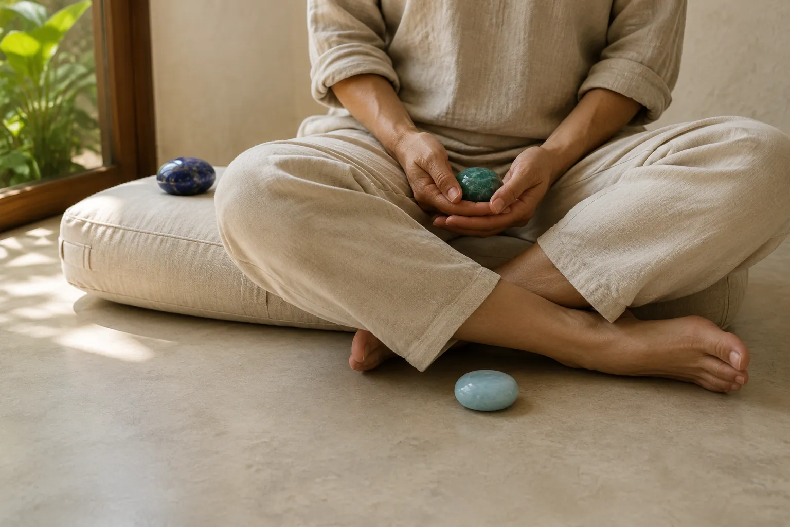 Where to Put Root Chakra Stones During Meditation