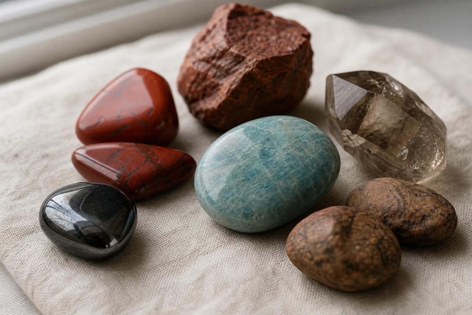 Why Are Blue-Green Crystals Used in Root Chakra Practice